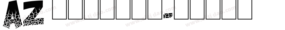 AZ crushed字体转换